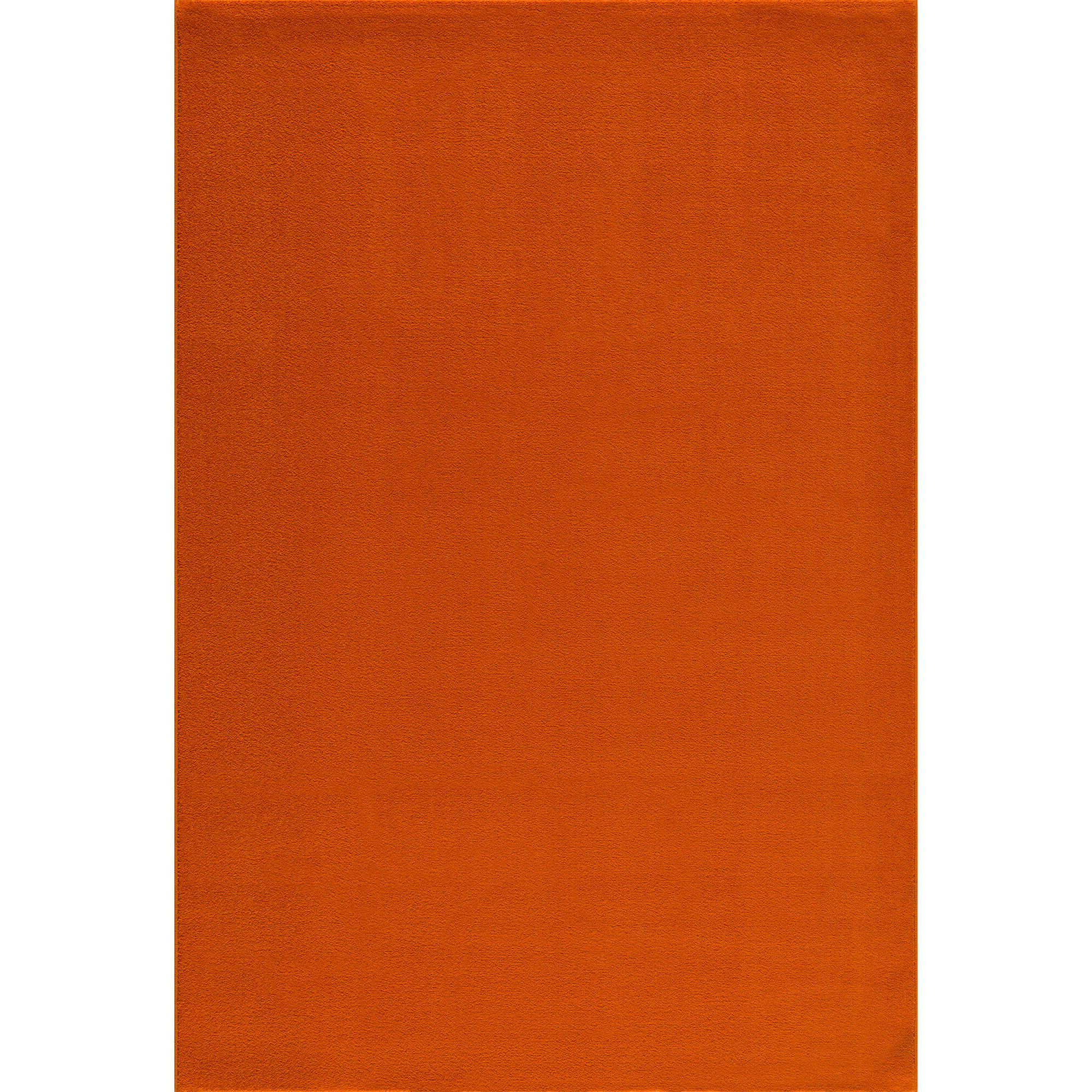 WEBTEPPICH 60/110 cm Uni Orange  - Orange, LIFESTYLE, Kunststoff/Textil (60/110cm)