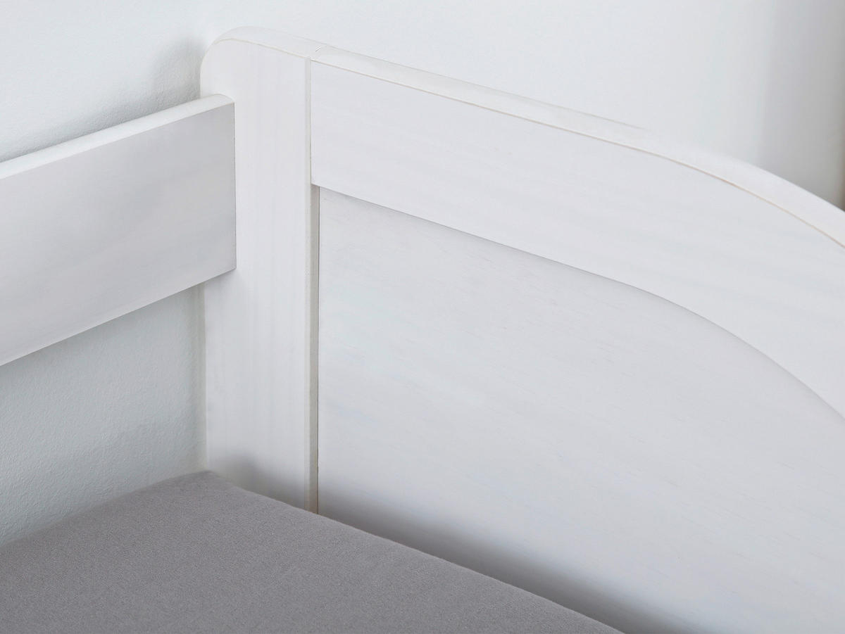 STAURAUMBETT 90/200 cm  in Weiß  - Naturfarben/Weiß, Natur, Holz (90/200cm) - Livetastic