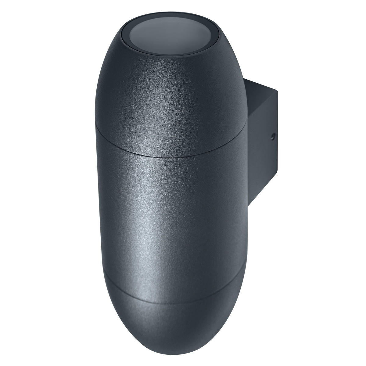 AUßENWANDLEUCHTE Endura Classic Cannon UpDown 10,5/7,5/18 cm   - Anthrazit, Basics, Glas/Metall (10,5/7,5/18cm) - Ledvance