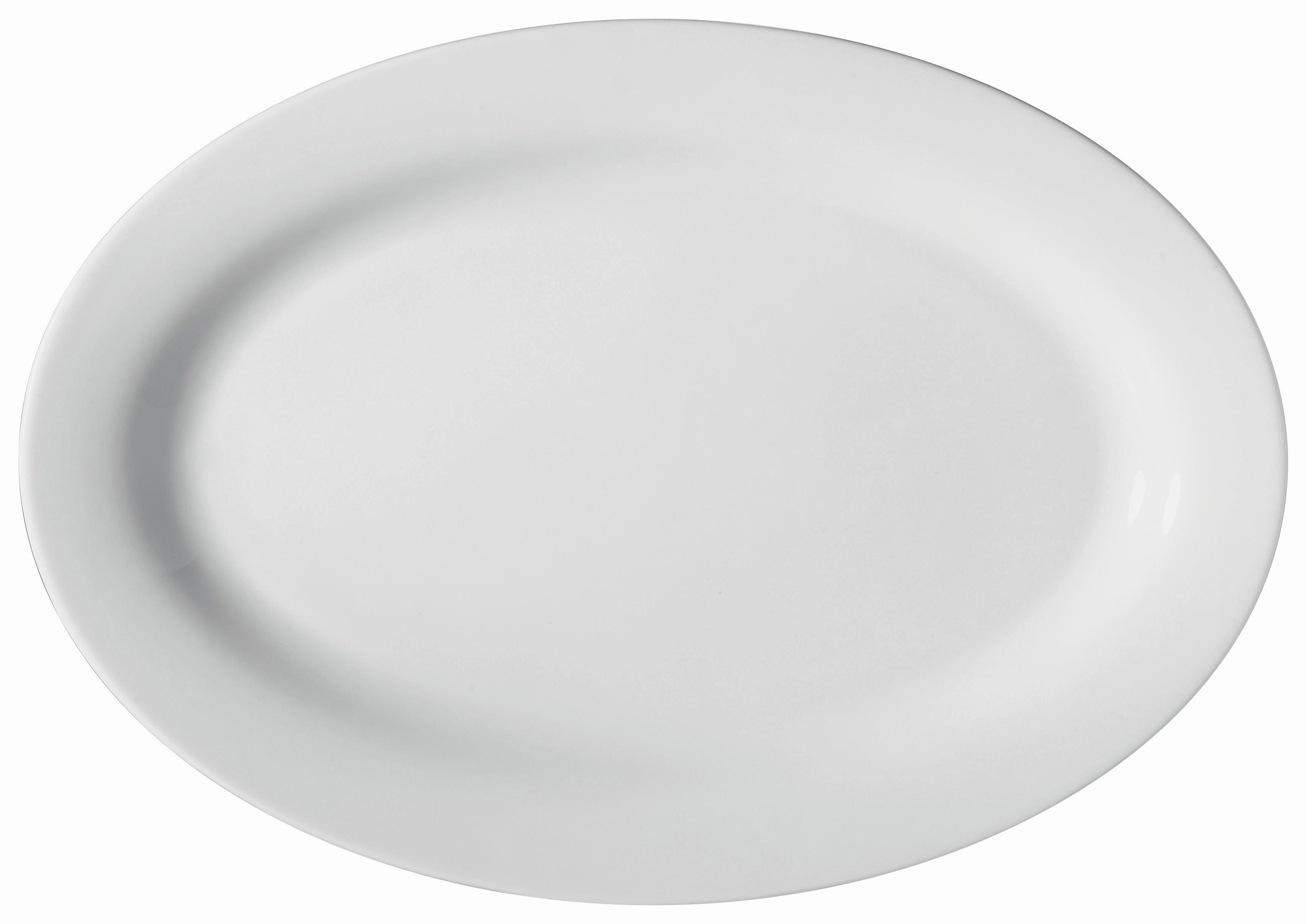 SERVÍROVACÍ PODNOS, keramika, 22/32 cm - bílá, Basics, keramika (22/32cm) - Novel
