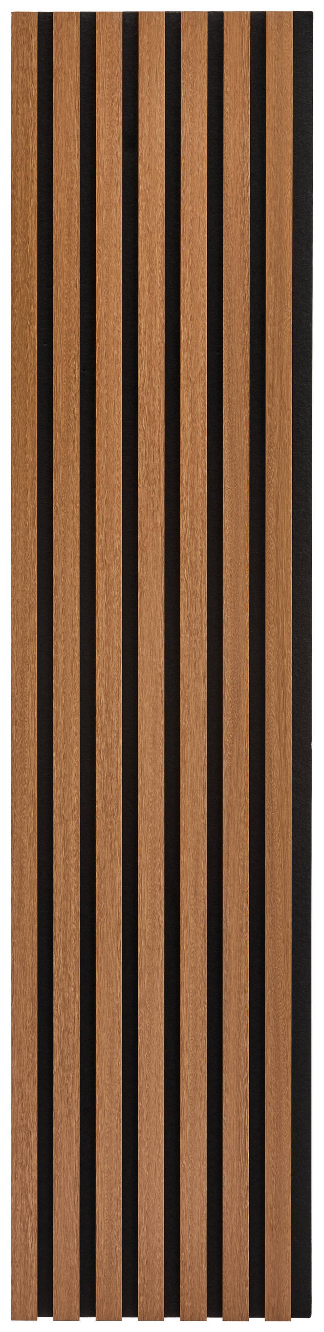 AKUSTICKÝ PANEL 30/132,5/2,1 cm   - černá/barvy vlašských ořechů, Basics, kompozitní dřevo/plast (30/132,5/2,1cm) - Boxxx