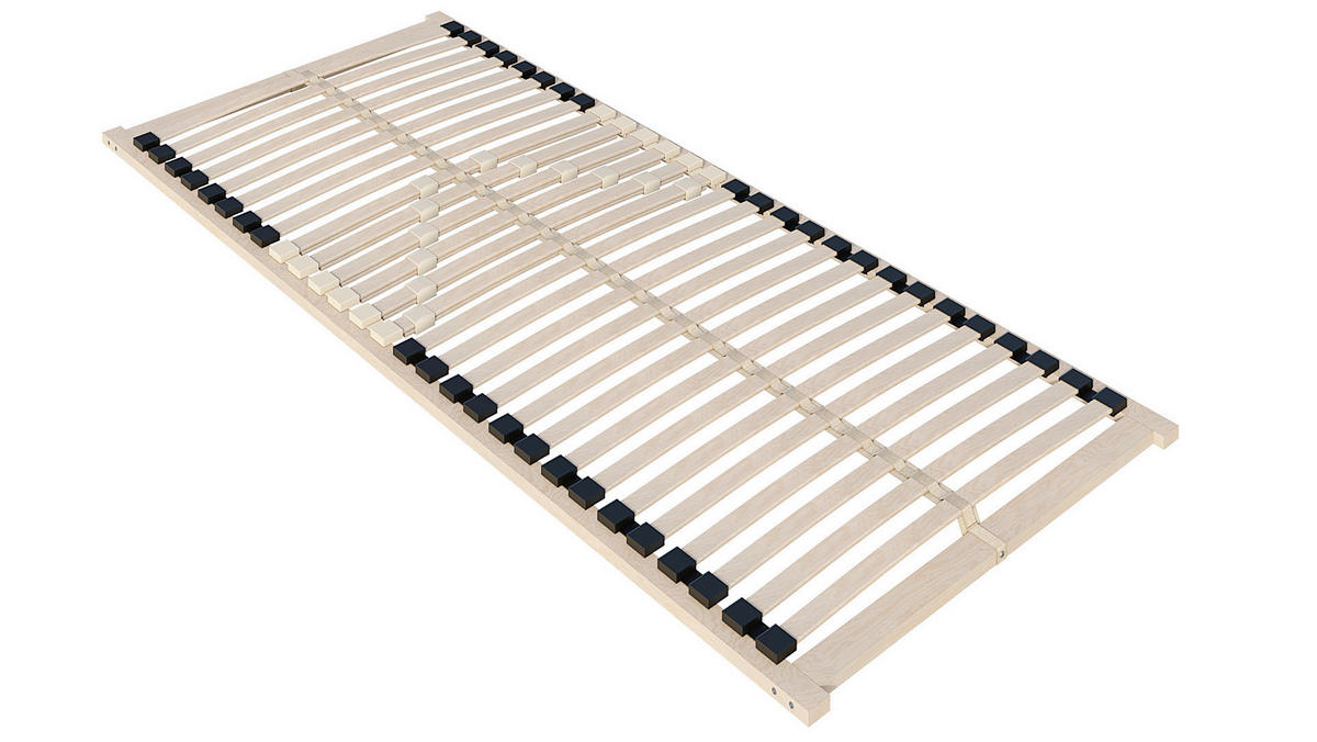 LATTENROST PROFI FRAME SLIM 28 NV, 80/200 cm,  - Birkefarben/Kernbuche, Basics, Holz/Holzwerkstoff (80/200cm) - MID.YOU