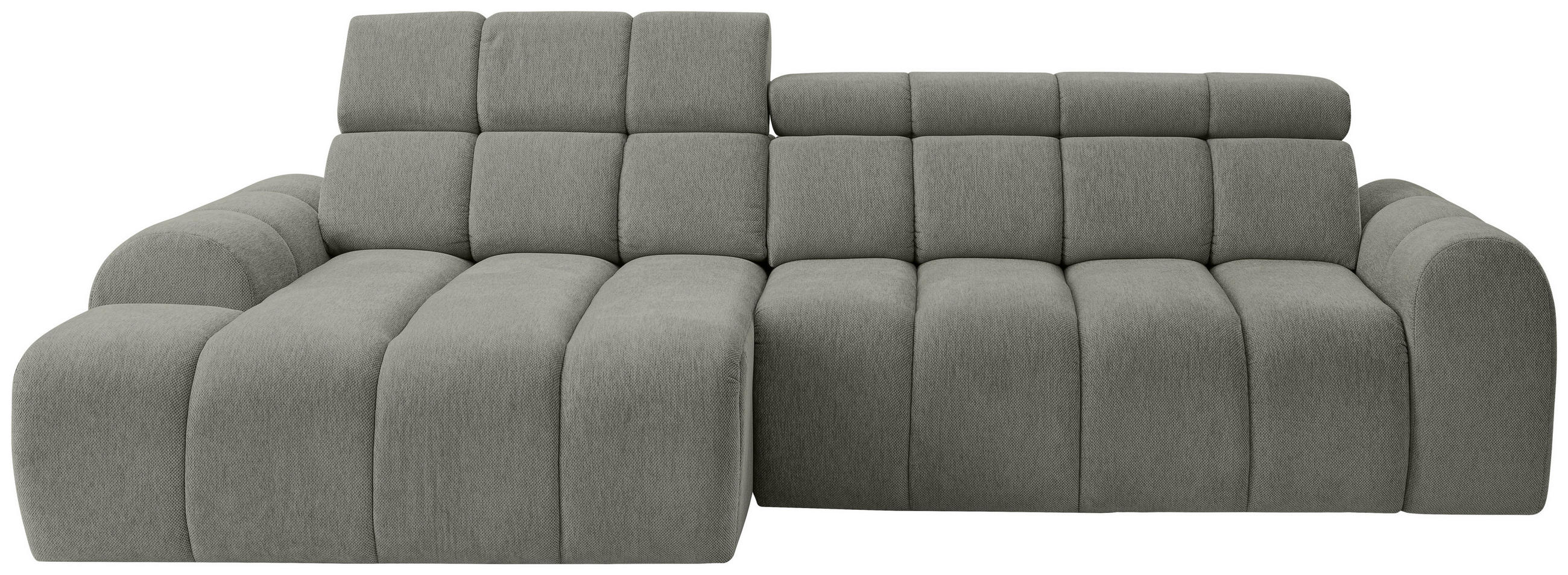 UGAONA GARNITURA siva  - siva/crna, Dizajnerski, tekstil/plastika (152/290cm) - Stylife