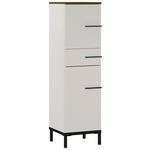 UNTERSCHRANK 34/123/34 cm   - Kaschmir/Nussbaumfarben, MODERN, Holzwerkstoff/Metall (34/123/34cm) - Xora