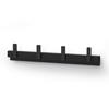 HAKENLEISTE  in Schwarz  - Schwarz, Basics, Metall (24,0/4,5/1,9cm) - Zack