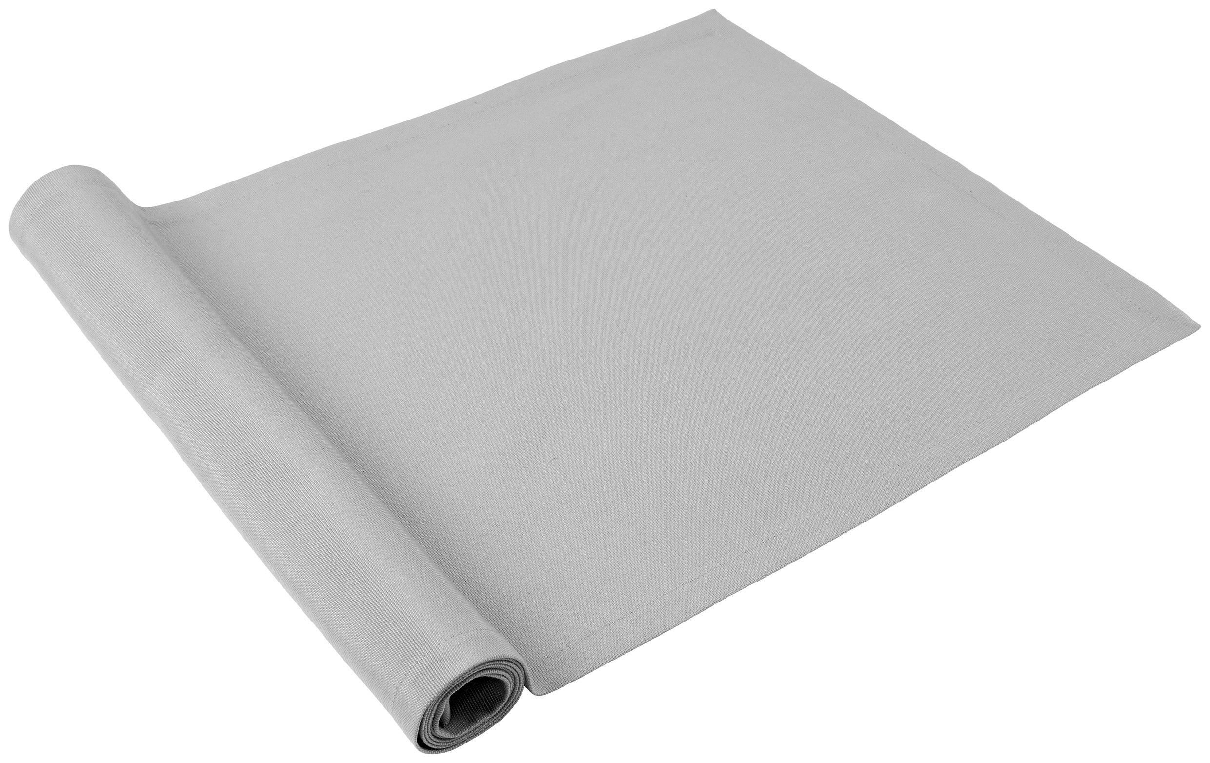 TISCHLÄUFER Home Textil Flachgewebe Hellgrau 45/150 cm  - Hellgrau, Basics, Textil (45/150cm) - Novel