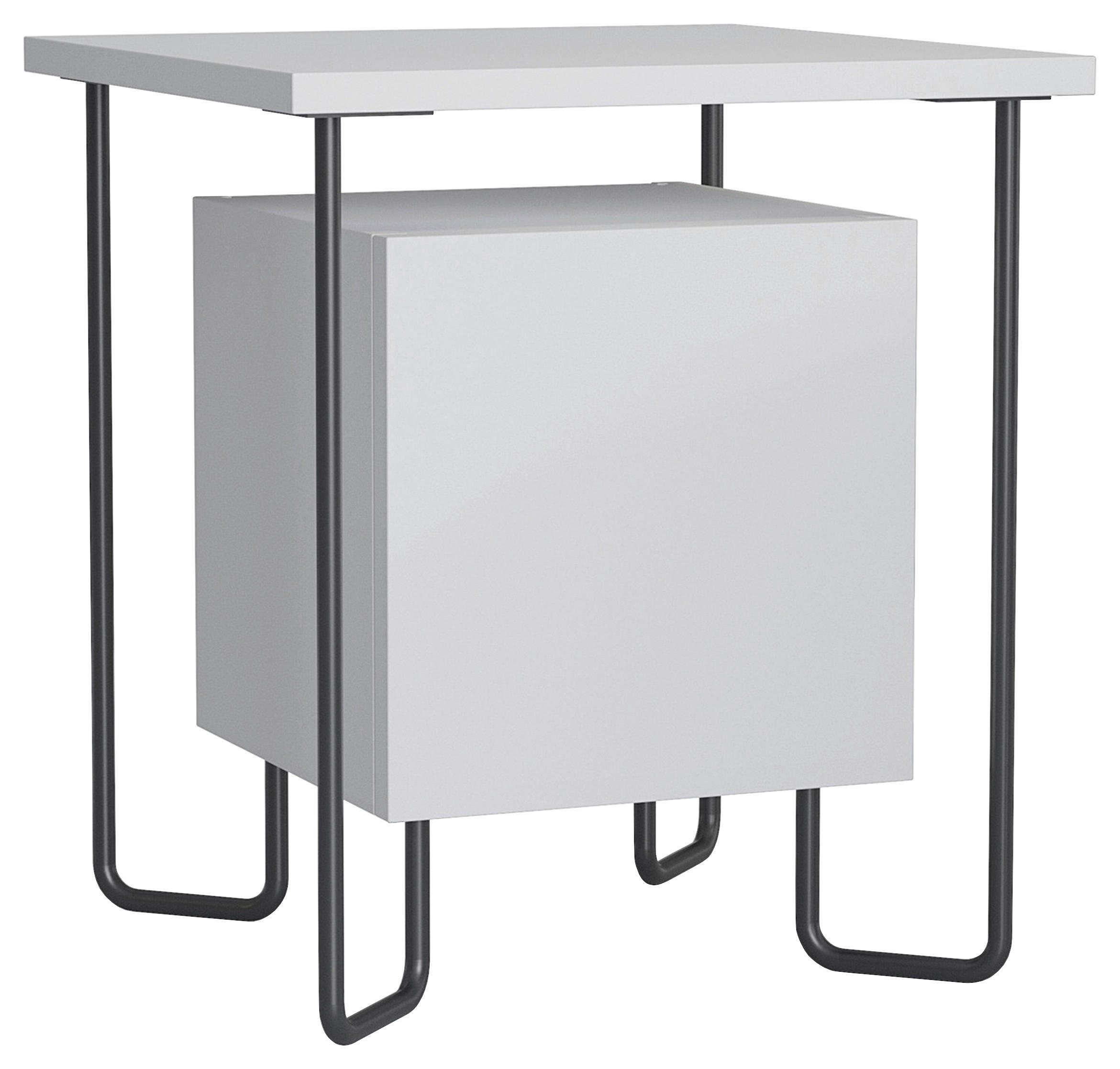 NATTDUKSBORD i vit  - vit, Design, trämaterial (40/45/40cm) - Livetastic