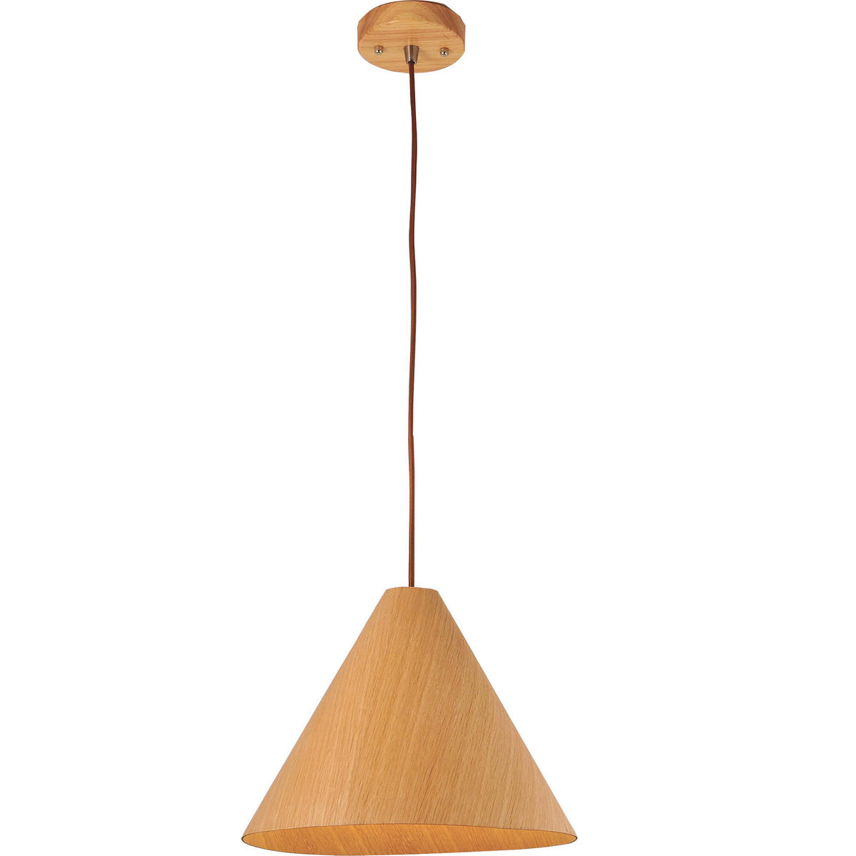 PENDELLEUCHTE 33/200 cm  - Design, Holz/Textil (33/200cm) - Fabas Luce