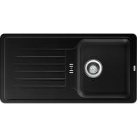 SPÜLE 526079  - Schwarz, Basics, Stein (86/43,5cm) - Blanco