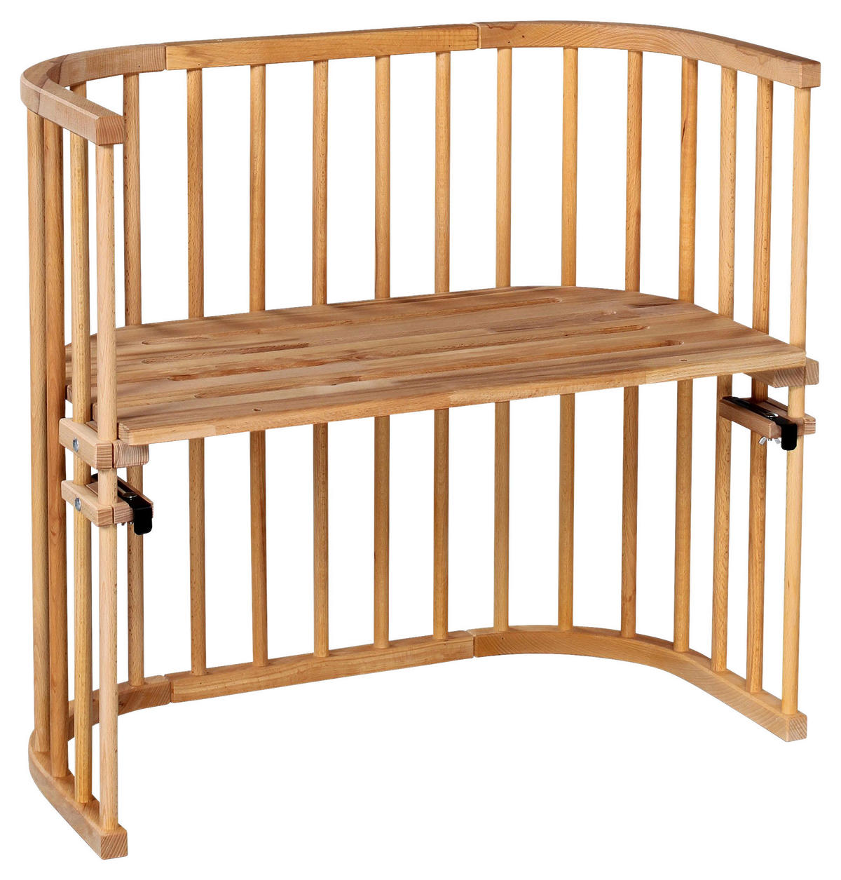 BEISTELLBETT 87/46/79 cm  - Kernbuche, Basics, Holz (87/46/79cm) - Babybay