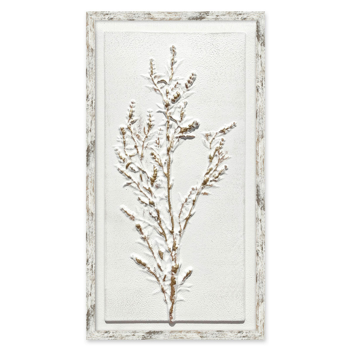 ORIGINALBILD Blumen, Pflanzen 30/55 cm  - Goldfarben/Braun, Trend, Holzwerkstoff/Kunststoff (30/55cm) - Monee