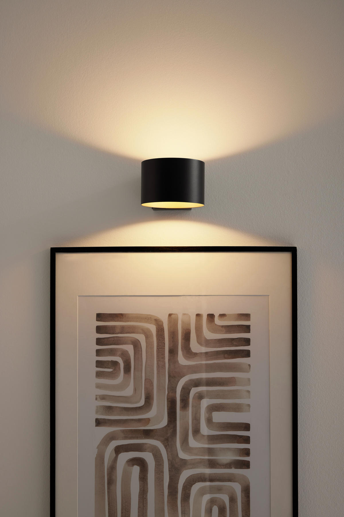 NÁSTĚNNÉ LED SVÍTIDLO,  - černá/barvy zlata, Design, kov (15/10cm) - Musterring