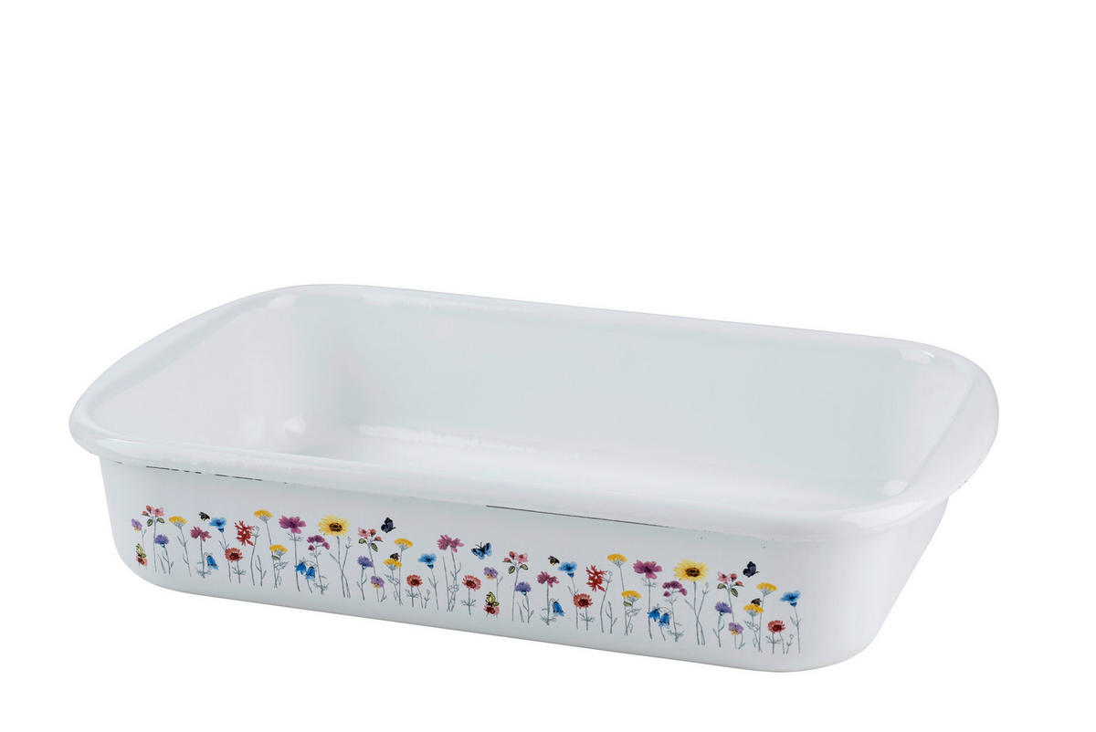 BRÄTER Flora 35/23/7,5 cm - Weiß, LIFESTYLE, Metall (35/23/7,5cm) - Riess