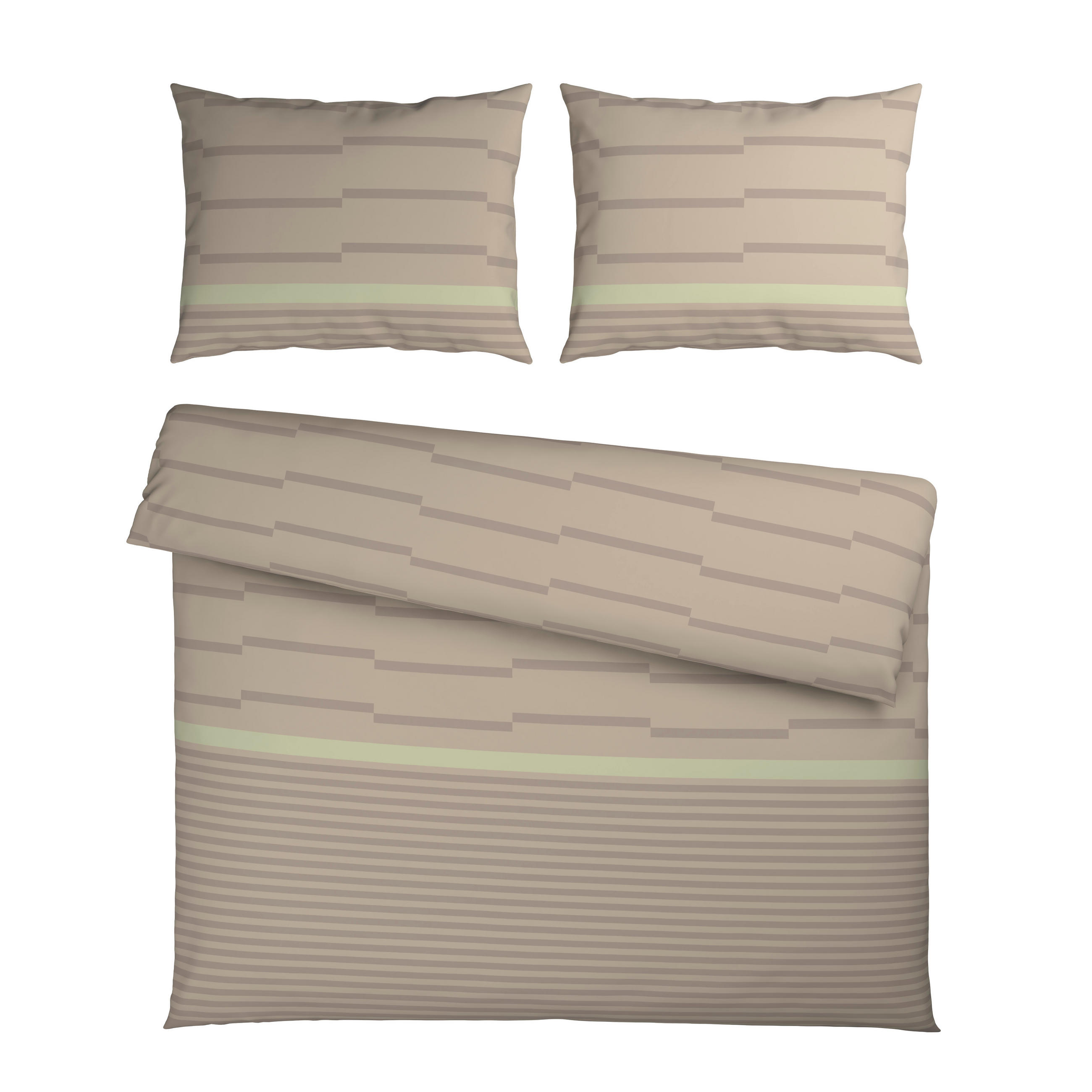 BETTWÄSCHE 200/200 cm  - Beige, Textil (200/200cm) - Bio:Vio