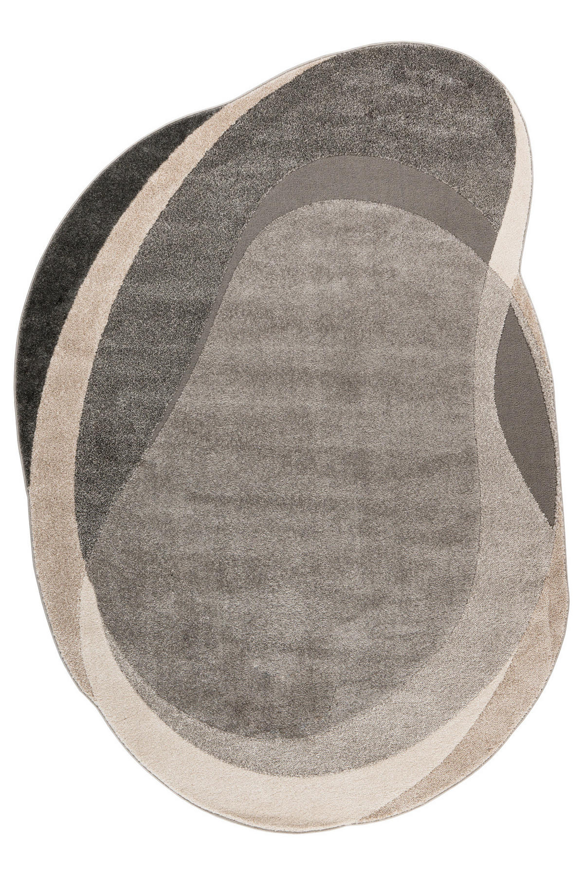 COVOR CU ȚESĂTURĂ PLATĂ My Frisco  - gri, Basics, textil (160/230cm)