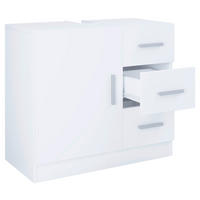 WASCHBECKENUNTERSCHRANK 63/55,8/30 cm  - Weiß/Grau, MODERN, Holzwerkstoff/Kunststoff (63/55,8/30cm) - MID.YOU