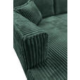 ECKSOFA Dunkelgrün Cord  - Dunkelgrün/Schwarz, MODERN, Holz/Textil (208/322cm) - Carryhome