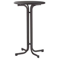 GARTENTISCH 70/70/112 cm Holzwerkstoff rund  - Grau, MODERN, Holzwerkstoff/Metall (70/70/112cm) - Sieger