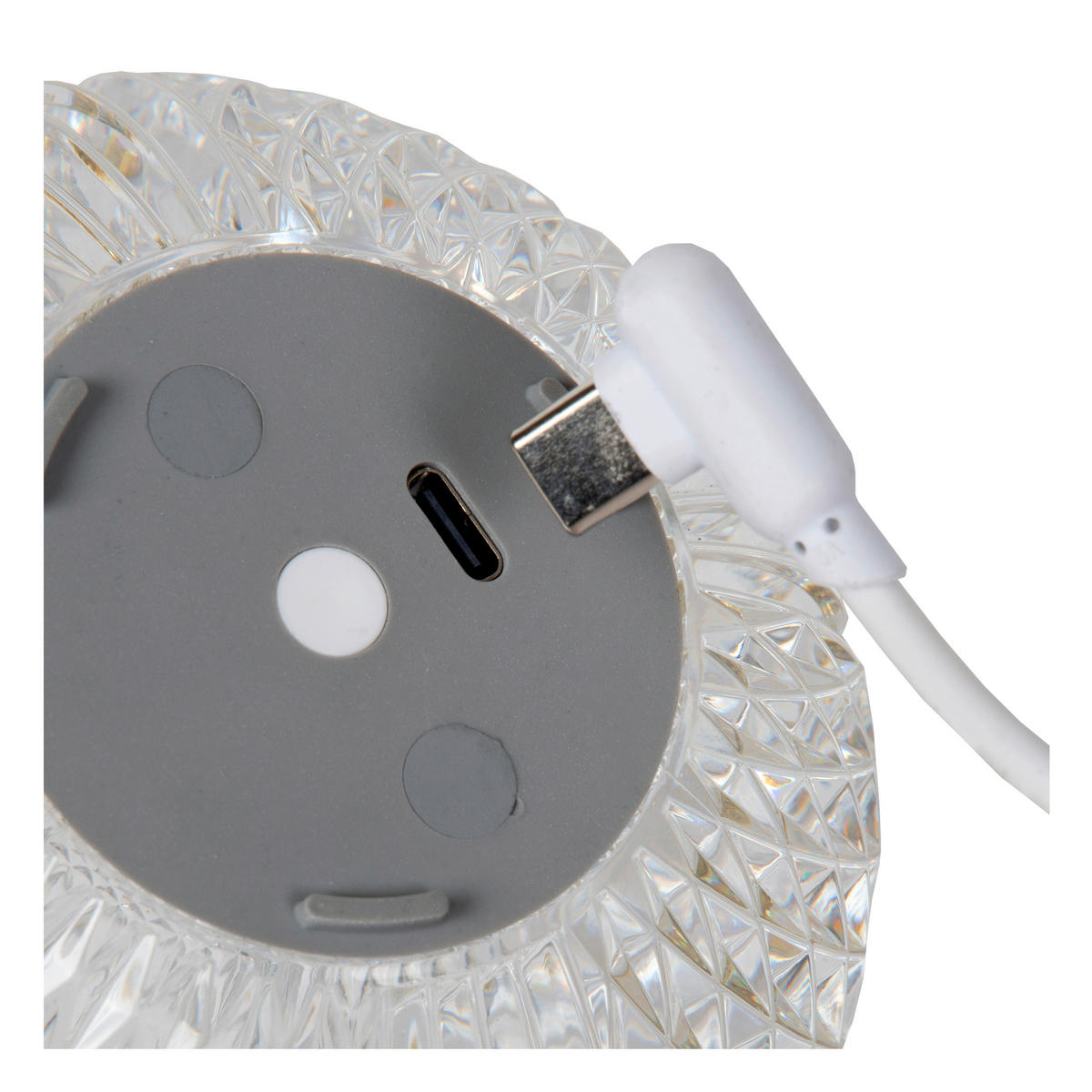 LED-TISCHLEUCHTE Cintra 9/9/8.7 cm   - Transparent, Design, Kunststoff (9/9/8.7cm) - Lucide