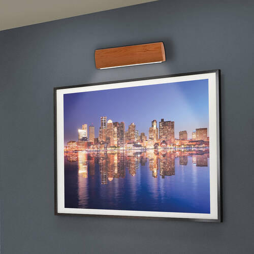 LED-WANDLEUCHTE 35/8 cm   - Braun, Natur, Holz/Kunststoff (35/8cm) - Näve