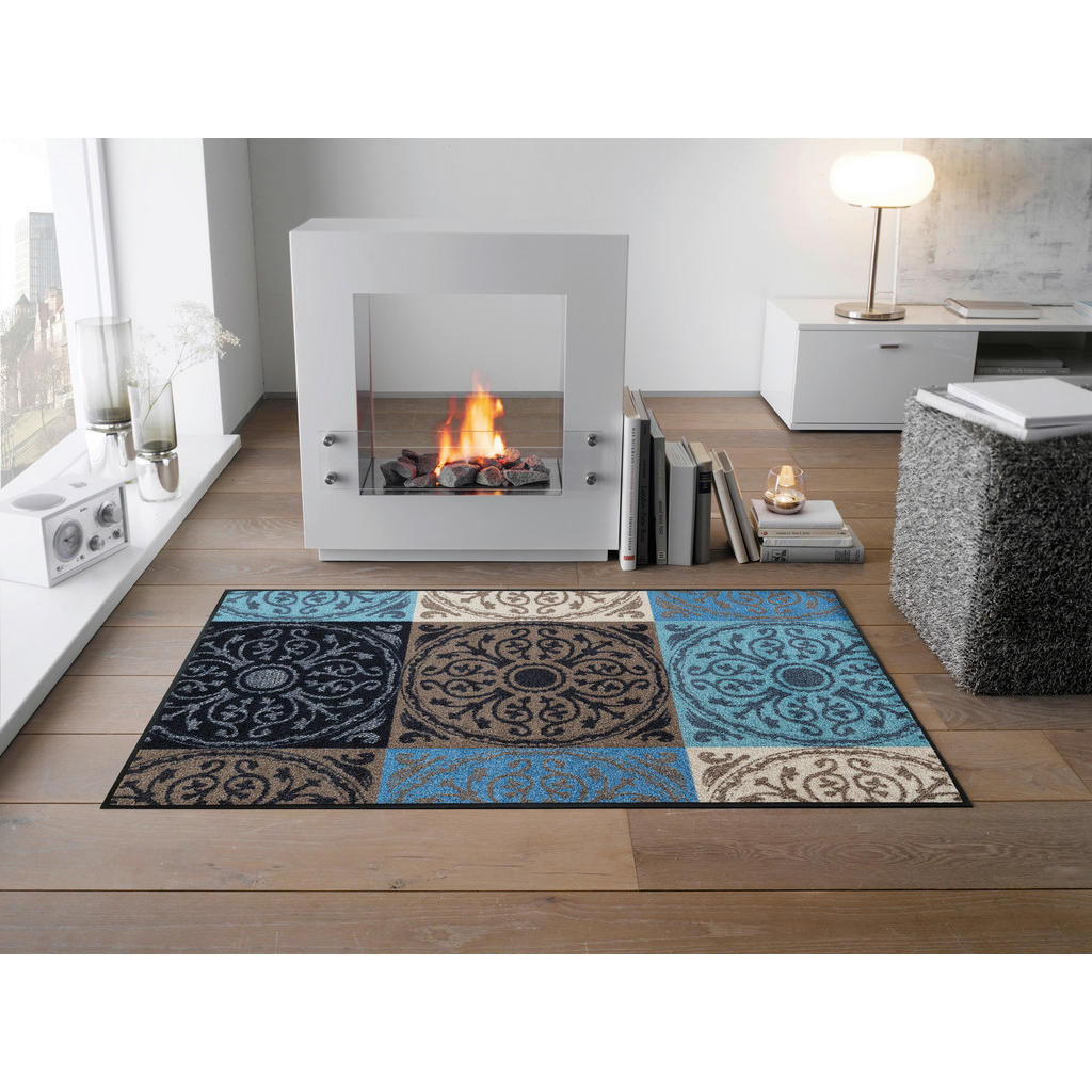 Thumbnail - wash+dry FUßMATTE Da Capo, Mehrfarbig, Textil, Graphik, rechteckig, 75x120 cm, Textiles Vertrauen - Oeko-Tex®, Made in E...