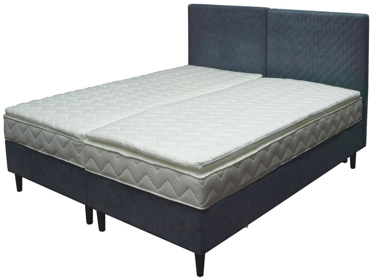 BOX KREVET 90/200 cm     antracit  - crna/antracit, Konvencionalno, drvni materijal/tekstil (90/200cm)