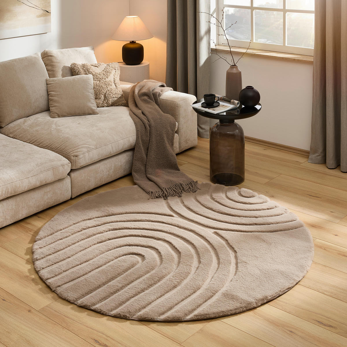 HOCHFLORTEPPICH 160 cm  - Design (160cm) - Novel