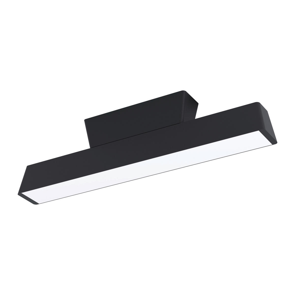 LED-DECKENLEUCHTE Simolaris-Z  Smart 47/5,5/11 cm   - Schwarz/Weiß, Design, Kunststoff/Metall (47/5,5/11cm) - Eglo