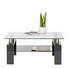 COUCHTISCH rechteckig Schwarz - Schwarz, Design, Glas/Holzwerkstoff (100/60/45cm) - Carryhome