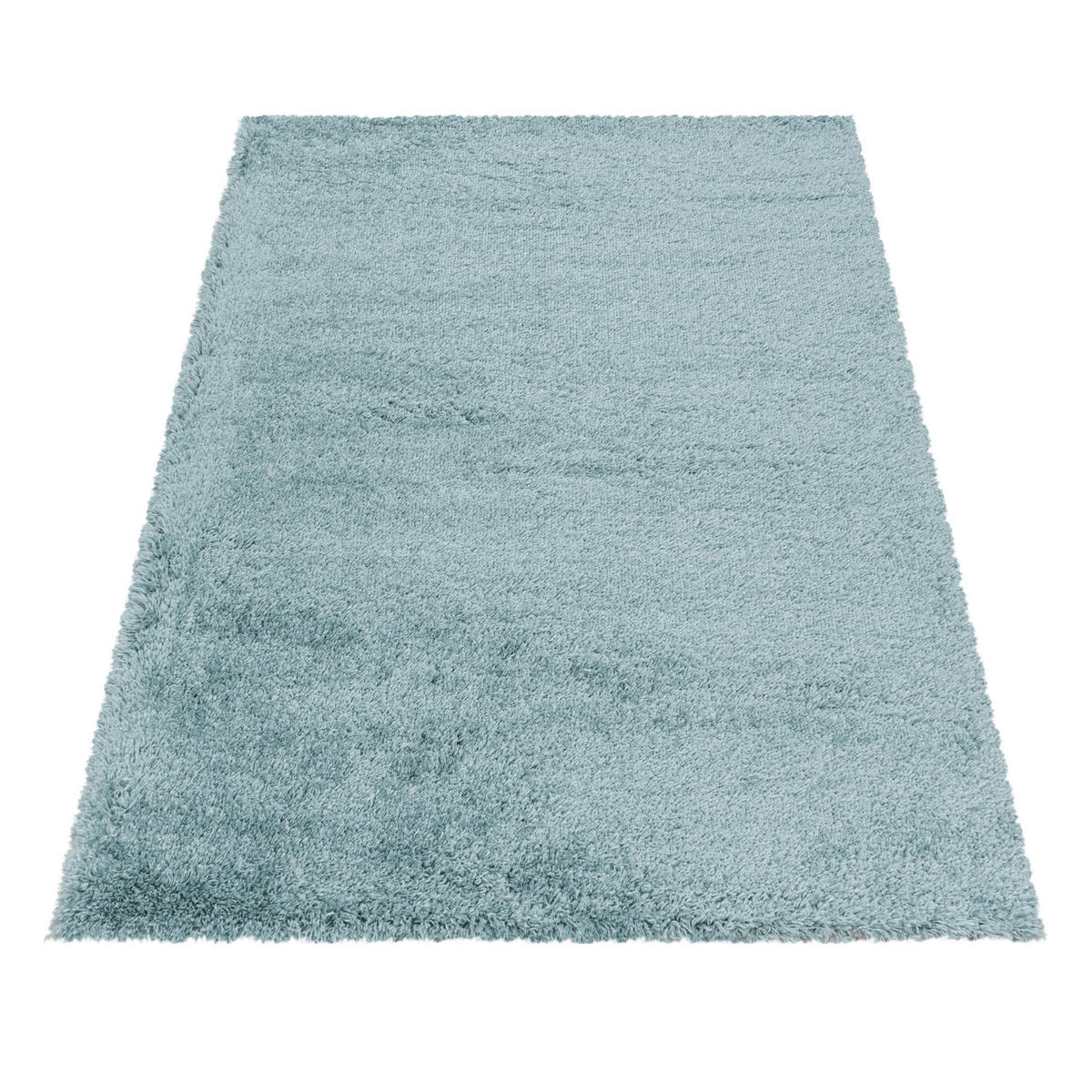 TEPIH VISOKOG FLORA 160/230 cm   plava  Fluffy  - plava, Basics, tekstil (160/230cm)