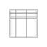 SCHWEBETÜRENSCHRANK in Grau, Weiß - Alufarben/Weiß, Design, Glas/Holzwerkstoff (226/223/69cm) - Cantus SCHWEBETÜRENSCHRANK in Grau, Weiß - Alufarben/Weiß, Design, Glas/Holzwerkstoff (226/223/69cm) - Cantus