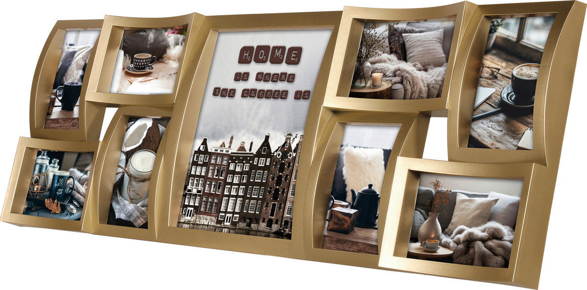 RAHMEN 80,4/29,3/4,2 cm  - Goldfarben, Basics, Glas/Kunststoff (80,4/29,3/4,2cm)