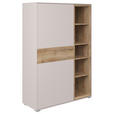 HIGHBOARD  in 95,5/140,2/38 cm  - Sandfarben/Eichefarben, MODERN, Holz/Holzwerkstoff (95,5/140,2/38cm) - Hom`in