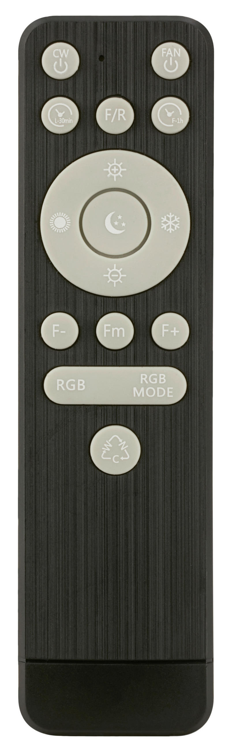 DECKENVENTILATOR 48.5/14.5 cm   - Weiß, Design, Kunststoff (48.5/14.5cm)