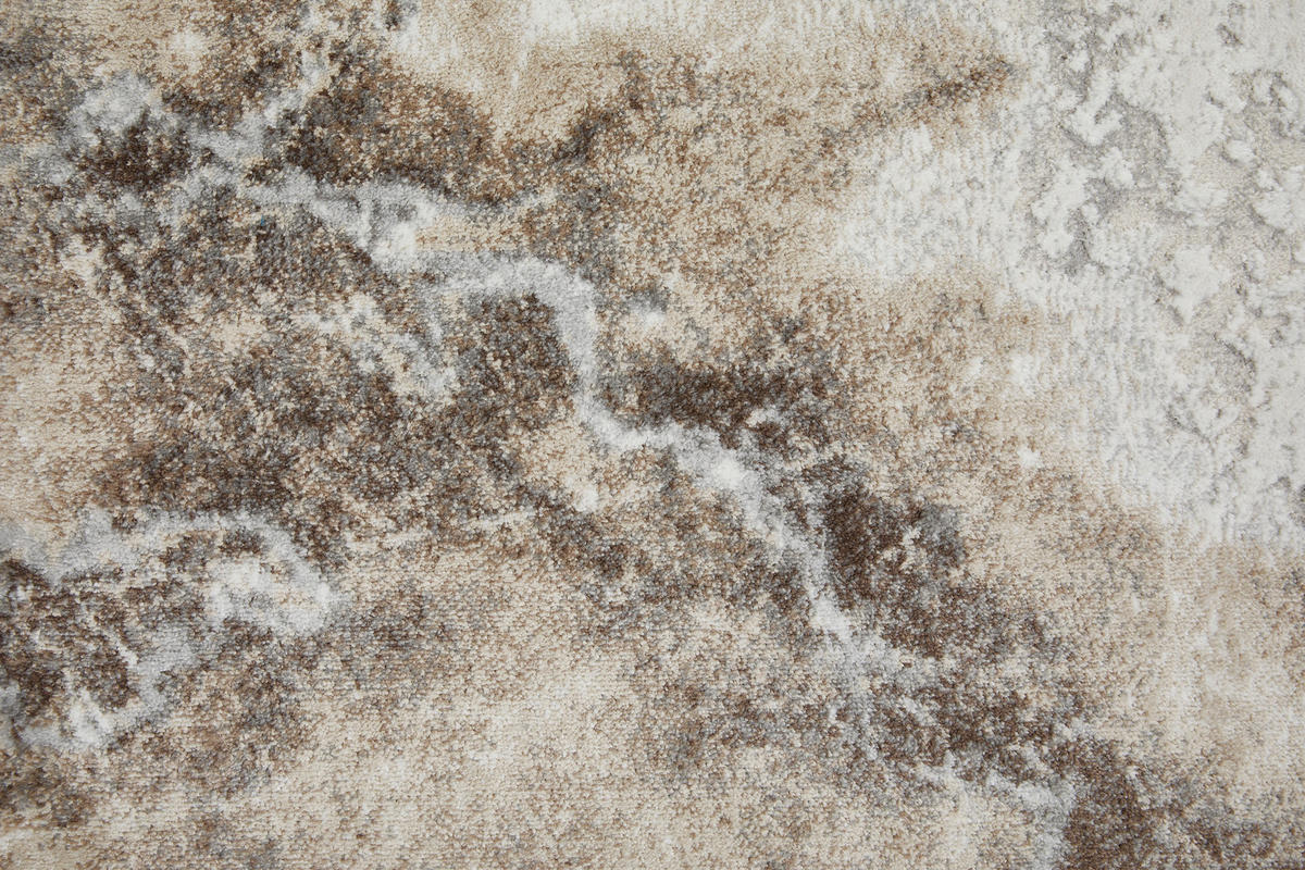 WEBTEPPICH 120/170 cm Mora Marmor Creme  - Creme, KONVENTIONELL, Kunststoff/Textil (120/170cm) - Novel