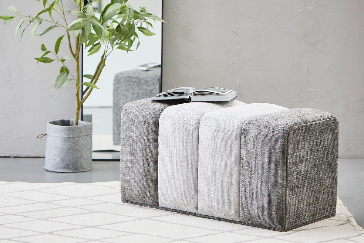 KLOP BREZ NASLONA, tekstil temno siva  - temno siva, Trend, tekstil (84/45/45cm) - Xora