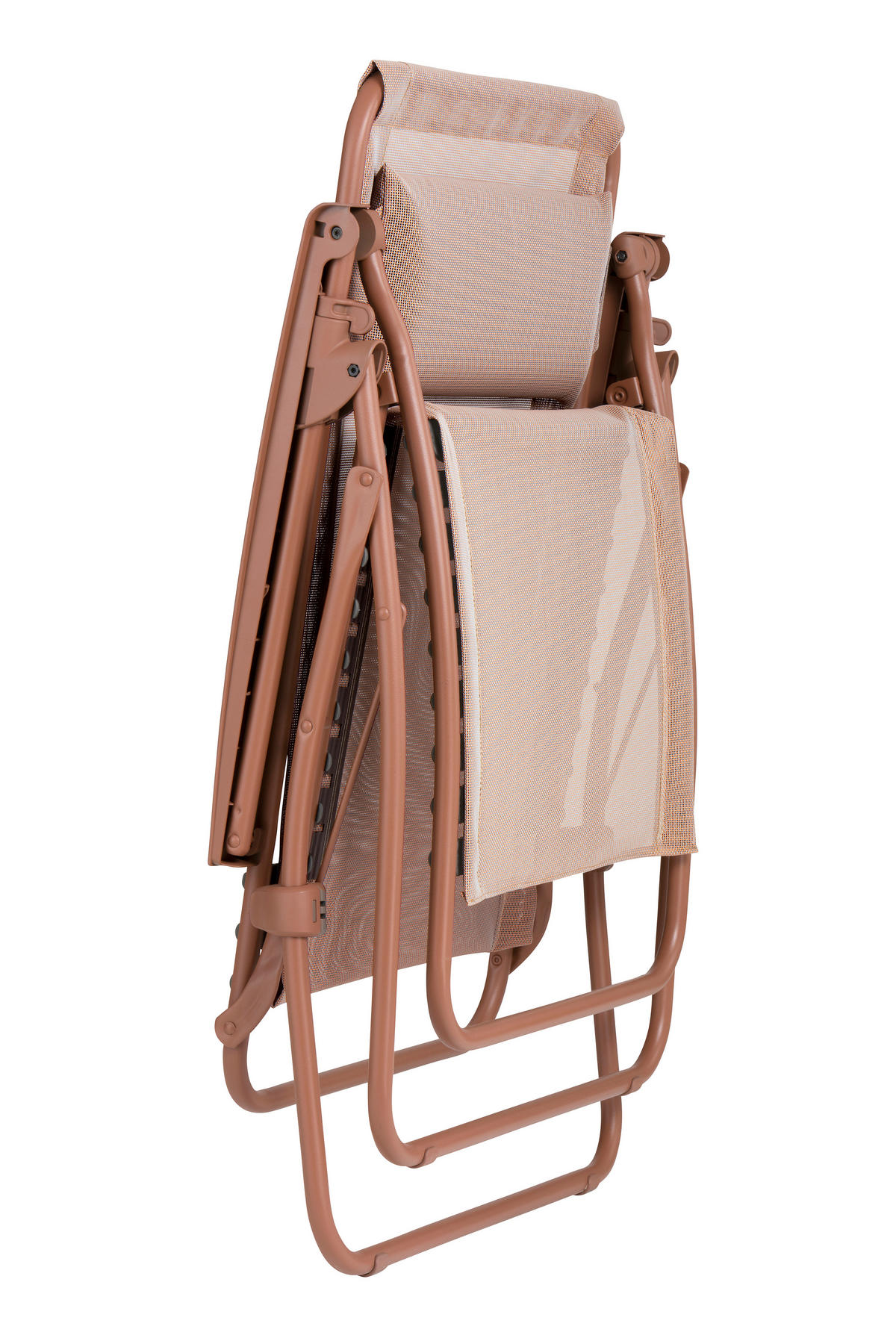 GARTEN-RELAXSESSEL Stahl  - Rot, Basics, Kunststoff/Textil (67/114/88cm) - Lafuma Mobilier