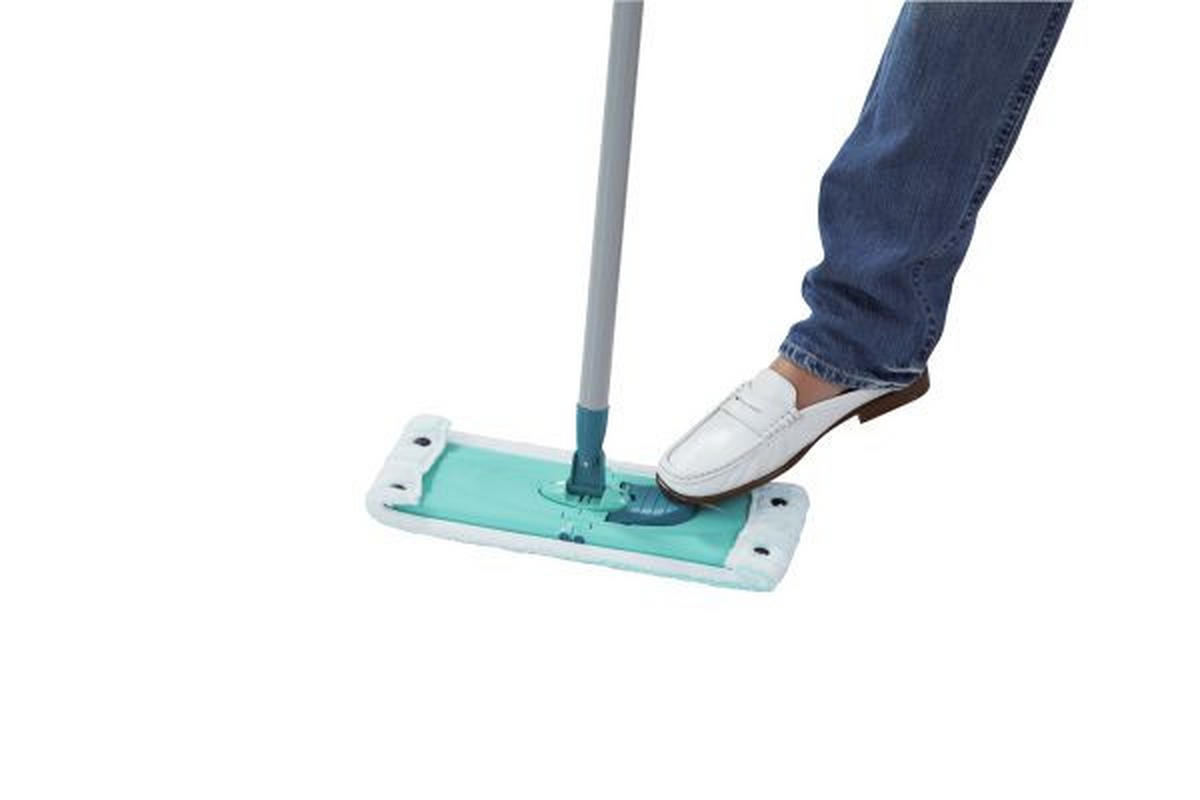 SADA NA ČISTENIE PODLAH - strieborná/tyrkysová, Konventionell, textil/plast (12l) - Leifheit