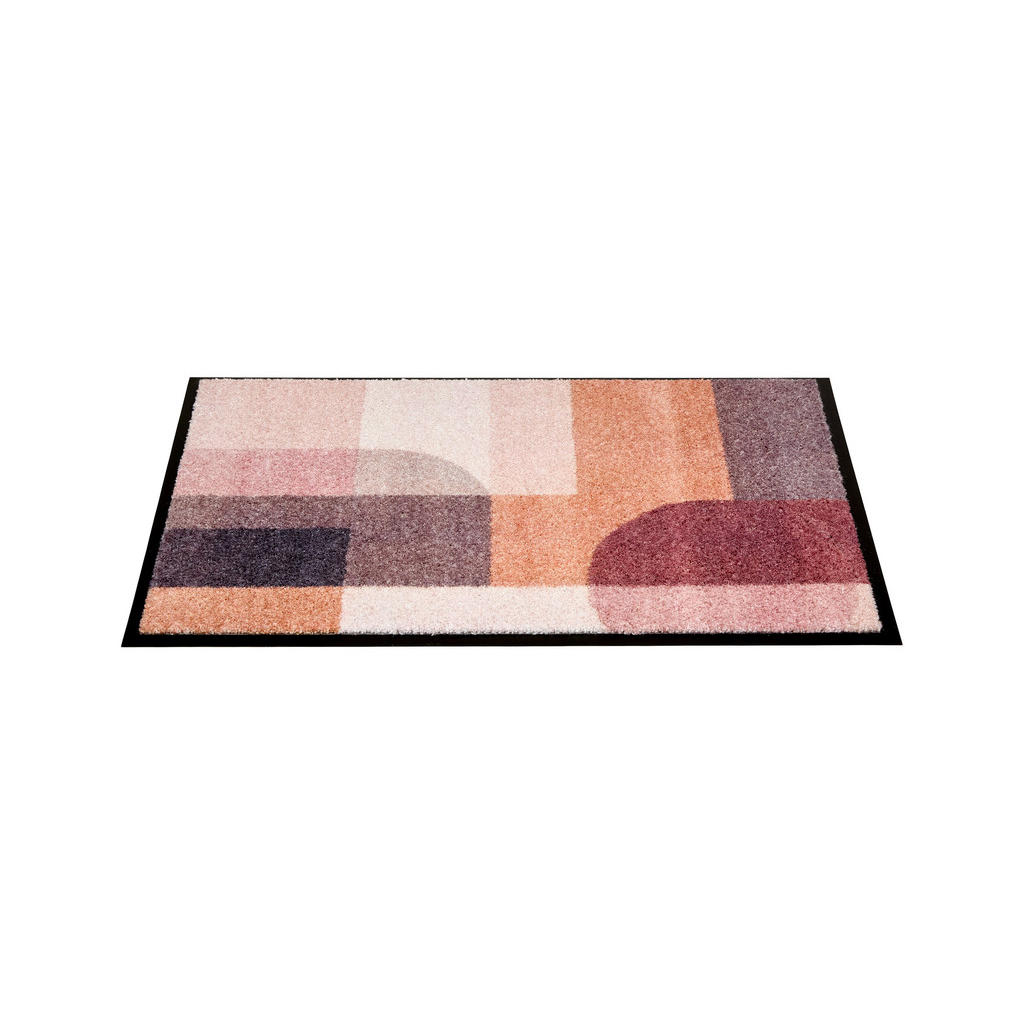 Thumbnail - Schöner Wohnen FUßMATTE Bellevue, Mehrfarbig, Textil, Abstraktes, rechteckig, 67x100 cm, Bsci, schmutzabweisend, für Fuß...