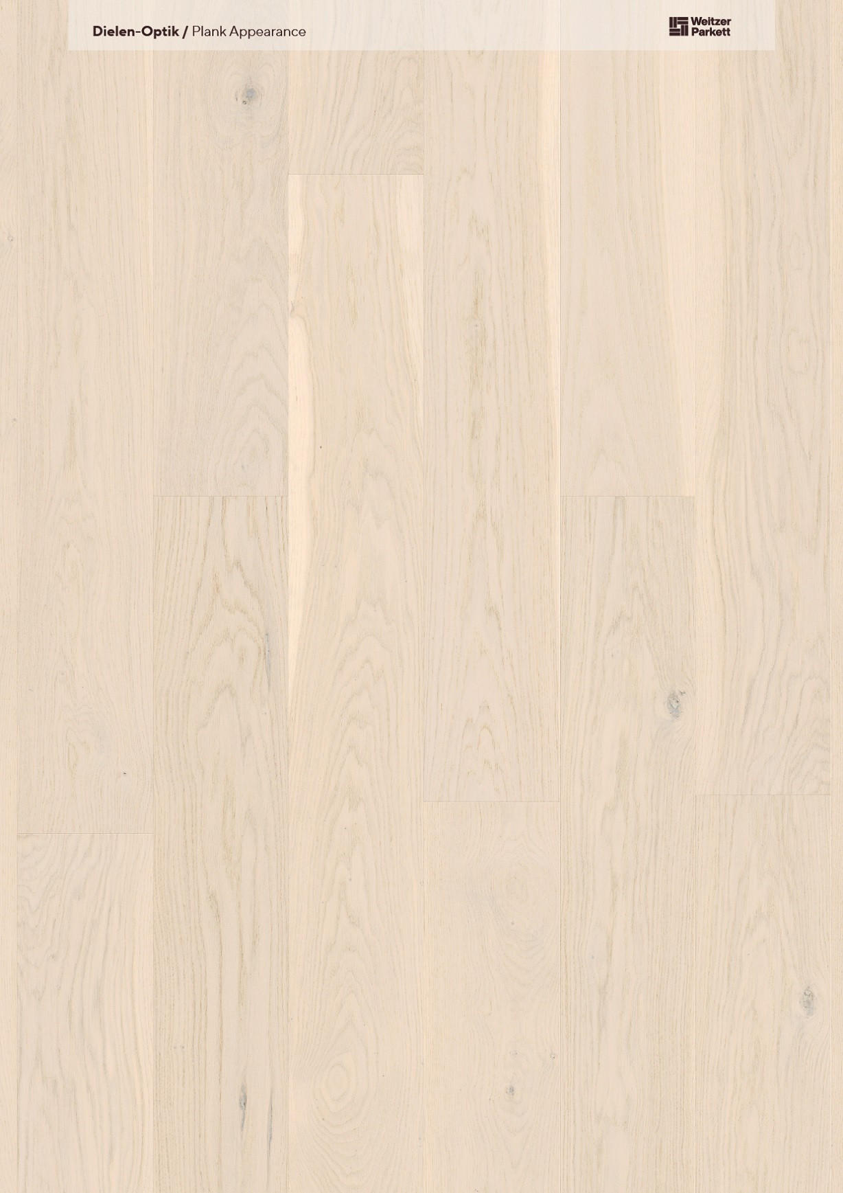 LANDHAUSDIELE, Eiche Polar Pflegefrei Diele  per  m² - Eichefarben, Design, Holz (224,5/19,3/1,3cm) - Weitzer Parkett
