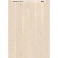 LANDHAUSDIELE, Eiche Polar Pflegefrei Diele  per  m² - Eichefarben, Design, Holz (224,5/19,3/1,3cm) - Weitzer Parkett