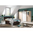 SCHWEBETÜRENSCHRANK in Weiß, Eichefarben - Eichefarben/Alufarben, Design, Holzwerkstoff (270/210/65cm) - Carryhome SCHWEBETÜRENSCHRANK in Weiß, Eichefarben - Eichefarben/Alufarben, Design, Holzwerkstoff (270/210/65cm) - Carryhome