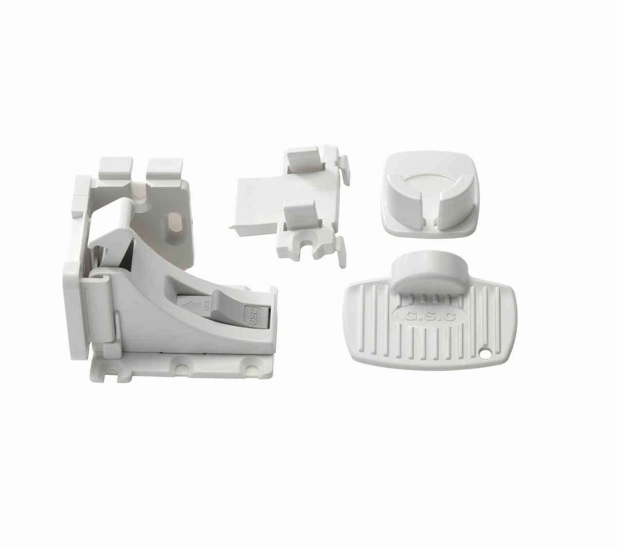 SCHUBLADENSICHERUNG - Weiß, Basics, Kunststoff (4/4/4cm) - Baby Dan