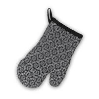 PRIJEMALKA IN ROKAVICA - črna/bela, Basics, tekstil (28/18cm) - Kela