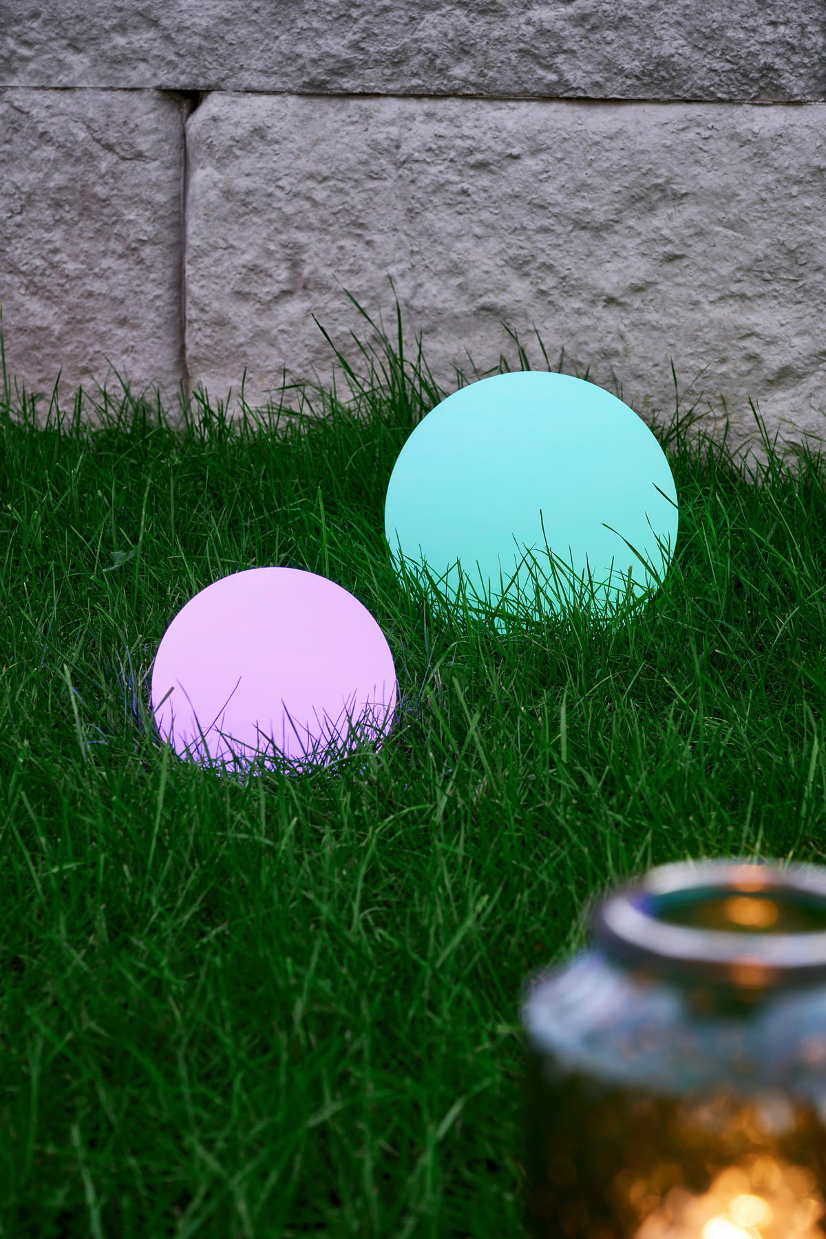 SOLARLEUCHTE 20 cm  - Weiß, Trend, Kunststoff (20cm) - Ambia Garden