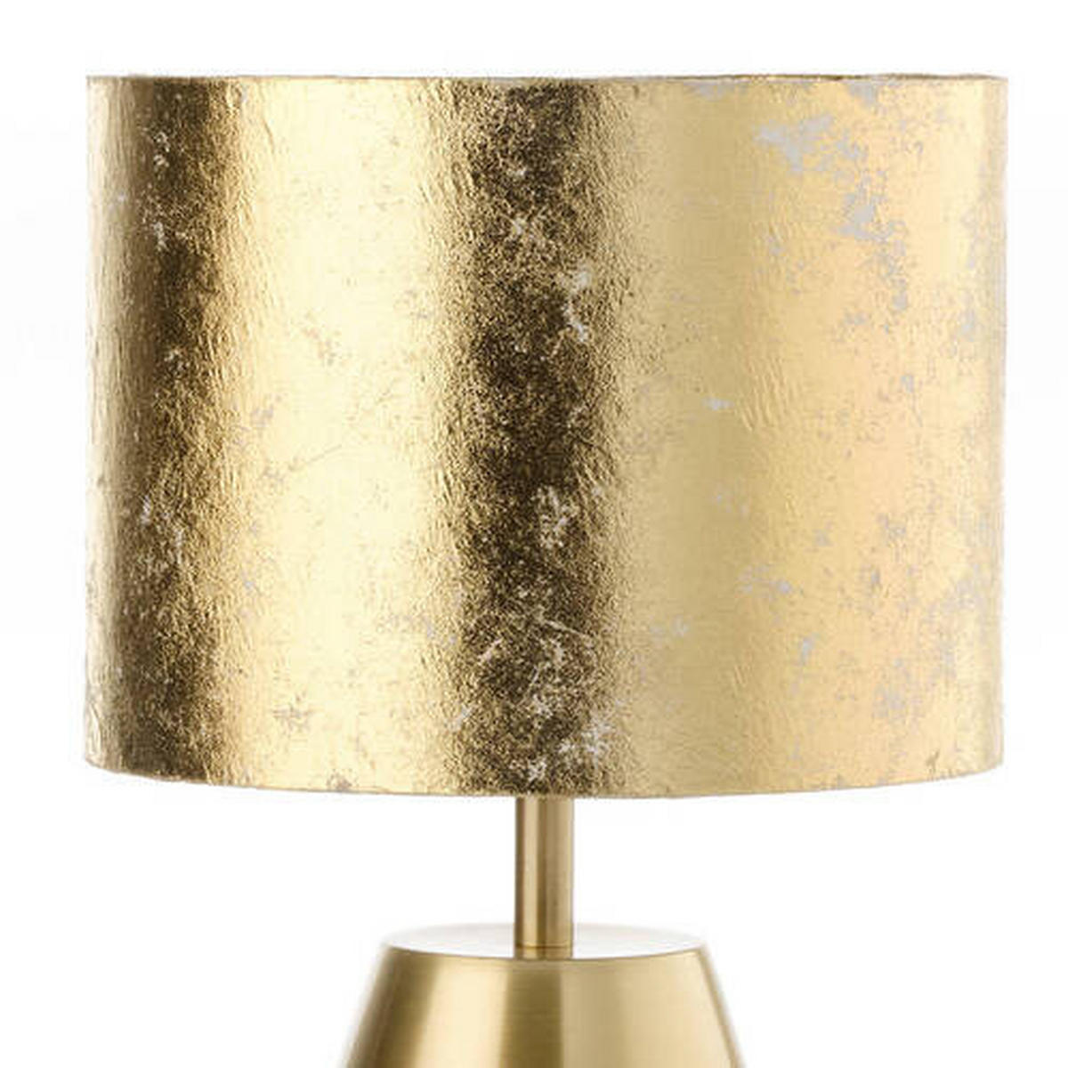LAMPA NA NOČNÍ STOLEK, E27, 23/37.5 cm  - černá/barvy zlata, Konvenční, kov/textil (23/37.5cm)