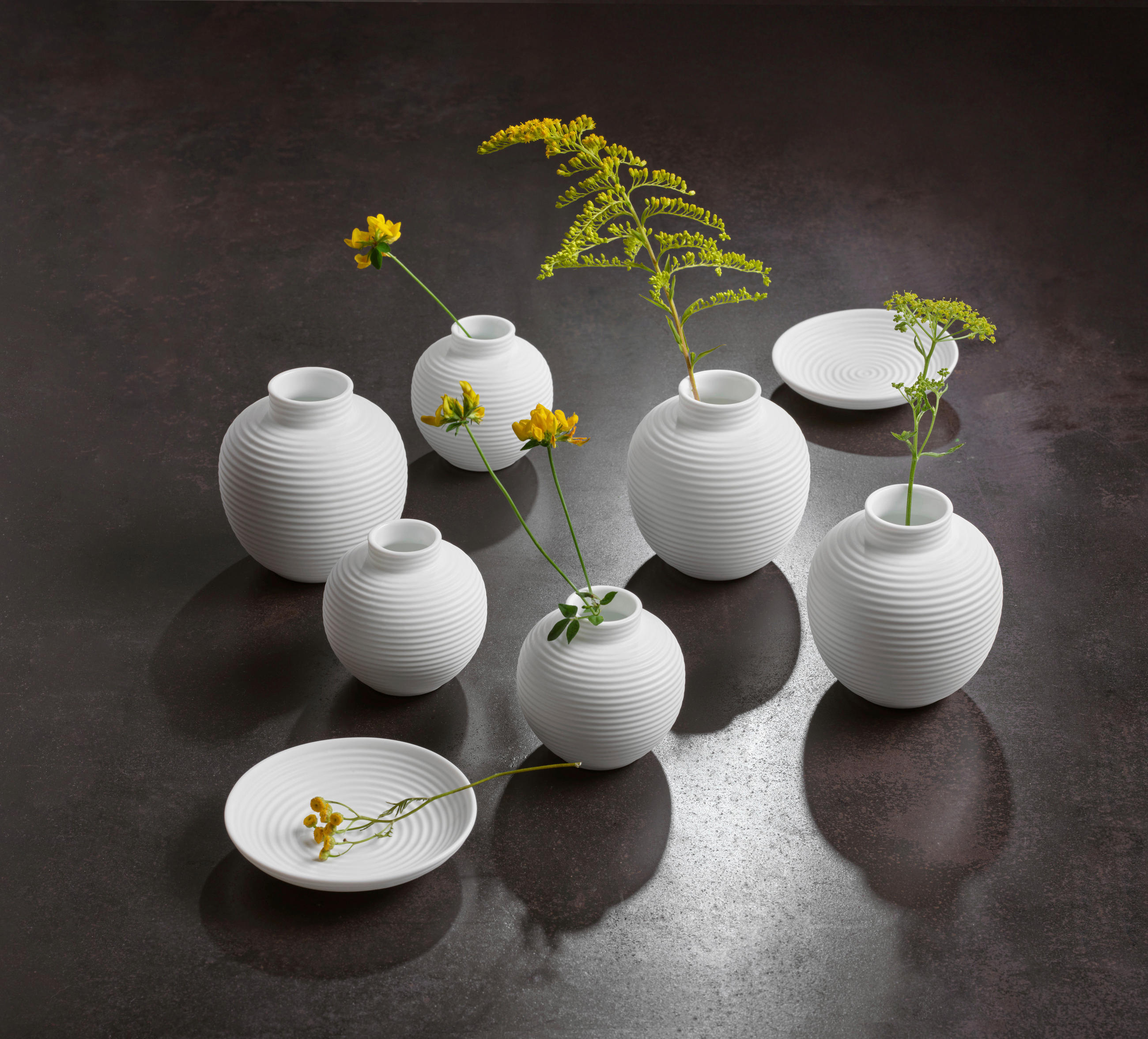 VASE 6.5 cm  - Weiß, Basics, Keramik (6,5/6,5cm) - ASA