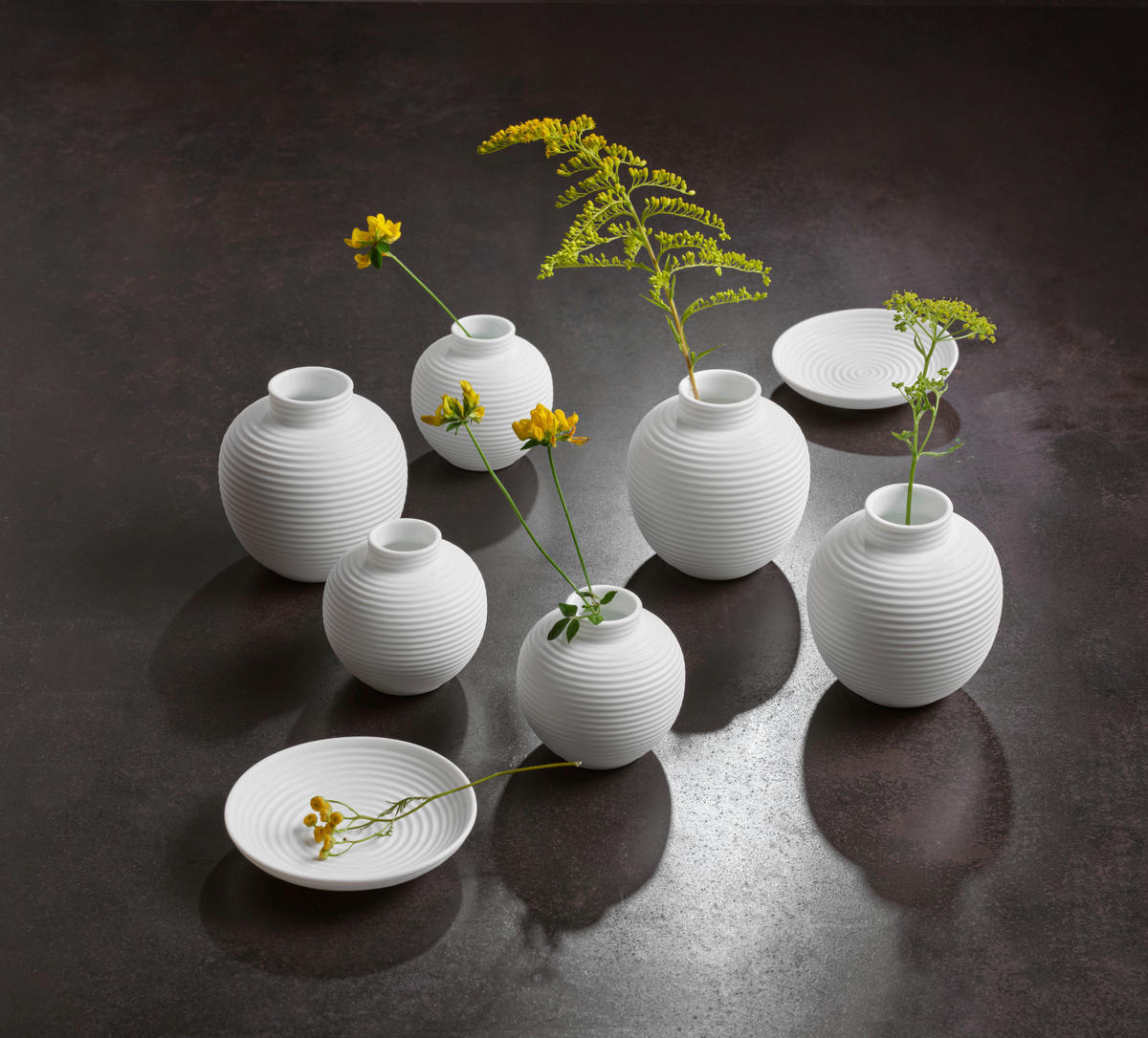 VASE 6.5 cm  - Weiß, Basics, Keramik (6,5/6,5cm) - ASA
