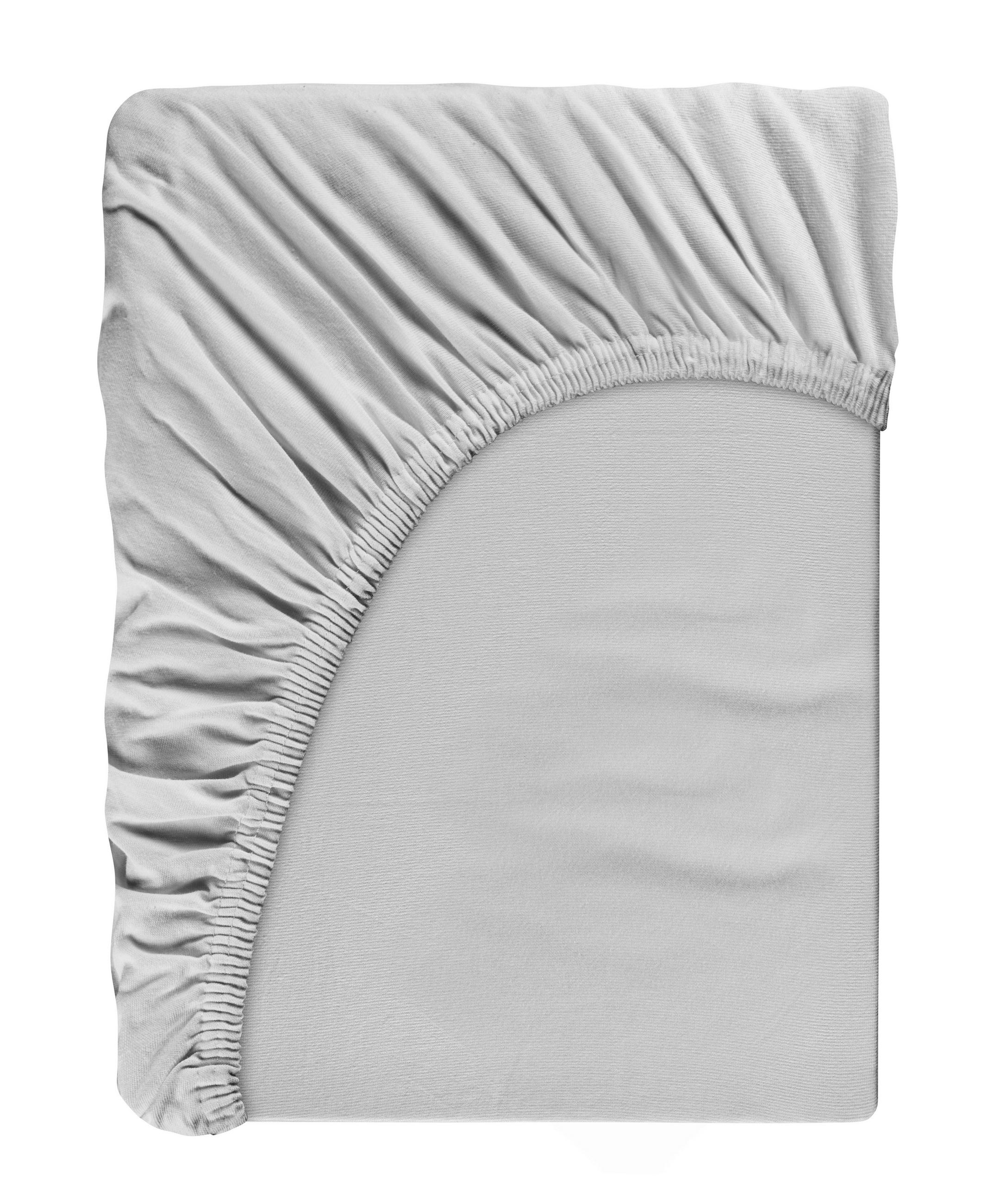 SPANNBETTTUCH Flanell 90/200 cm  - Silberfarben, Textil (90/200cm) - Esposa