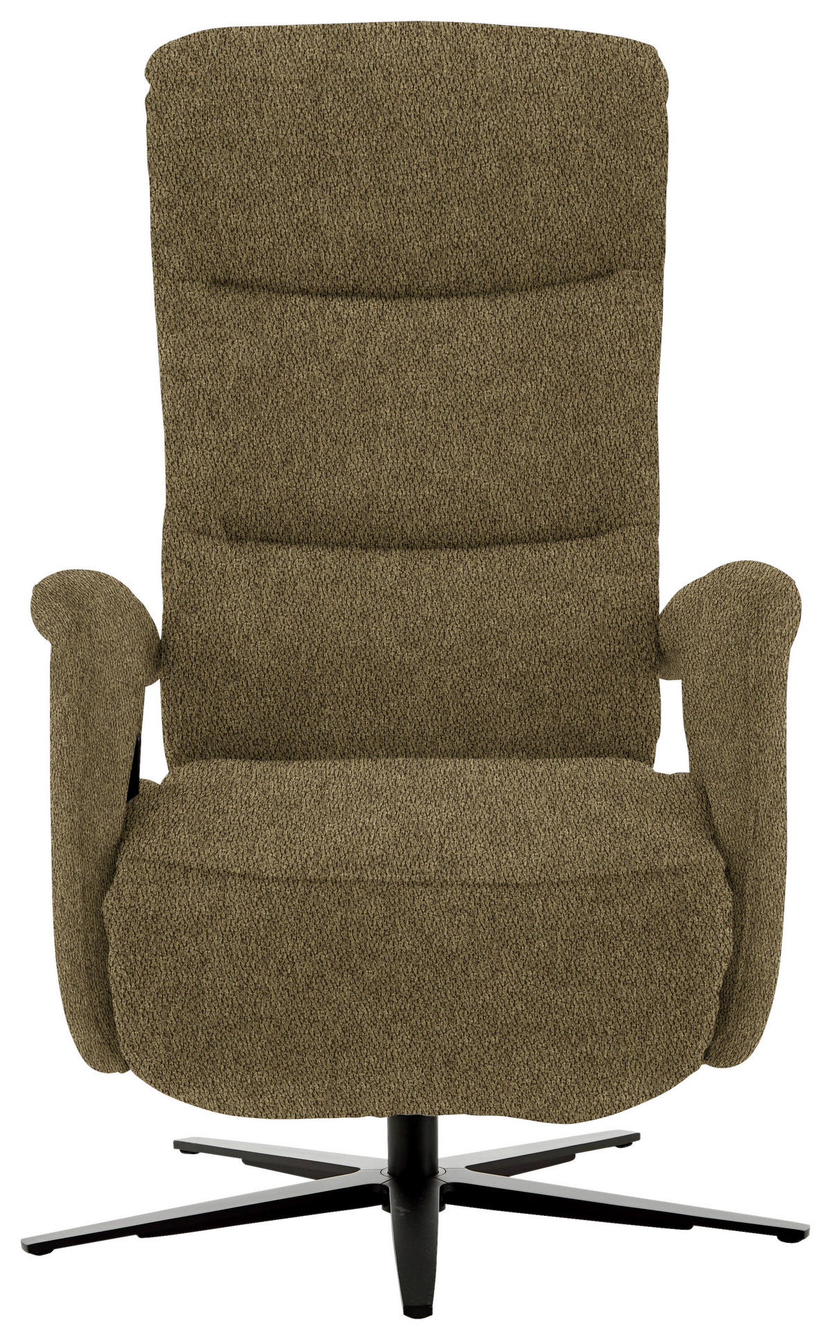 RELAXSESSEL in Textil Grün  - Schwarz/Grün, Design, Textil/Metall (71/112/83cm) - Beldomo Style